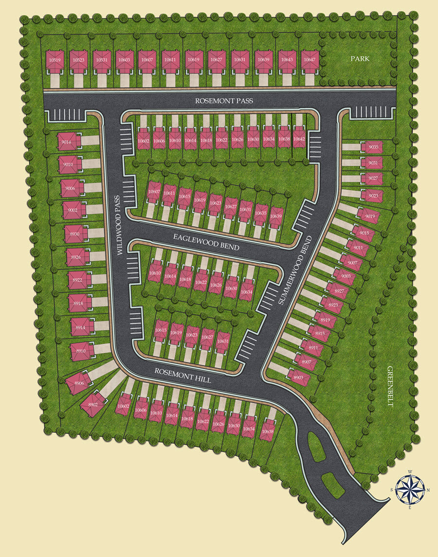 Rosemont Heights A Gated Community in San Antonio, Texas.