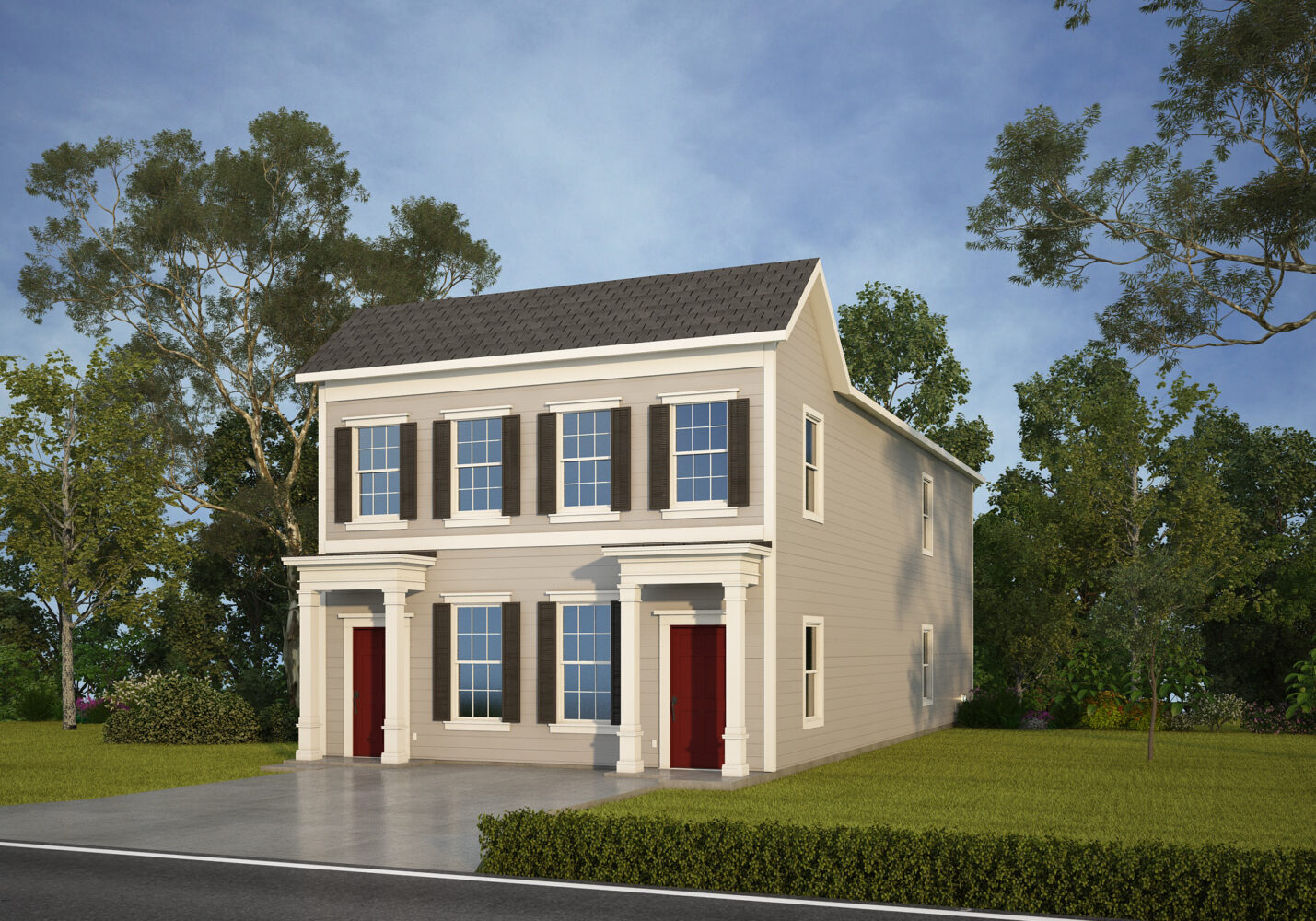 Magnolia Village North - A Duplex Community in San Antonio, Texas.