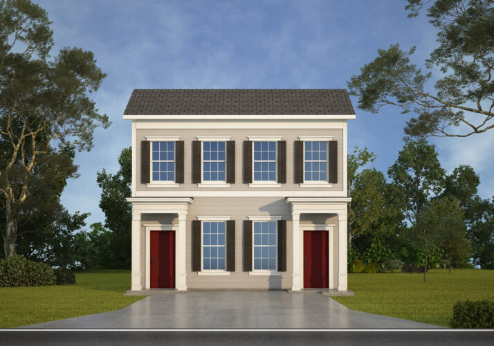 American colonial 2 - Stacked Duplex